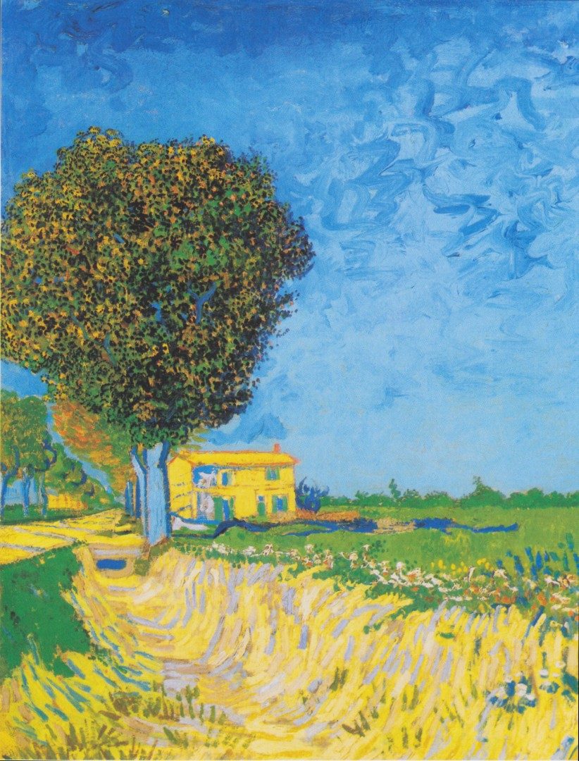 Van Gogh - Allee bei Arles mit H#U00e4usern