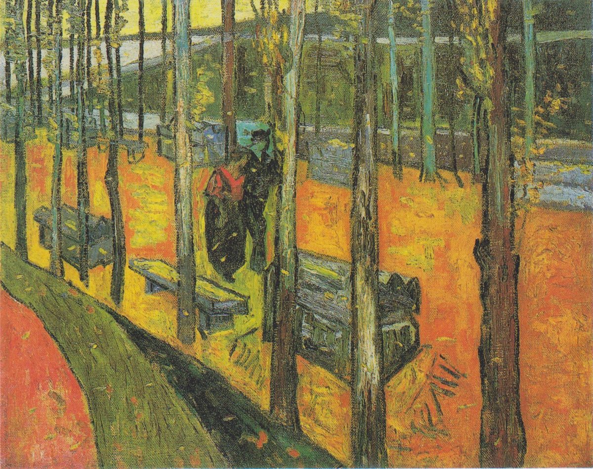 Van Gogh - Les Alyscamps, Allee in Arles
