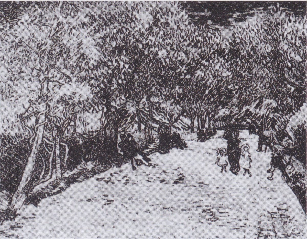 Van Gogh - Kastanienallee im Park von Arles