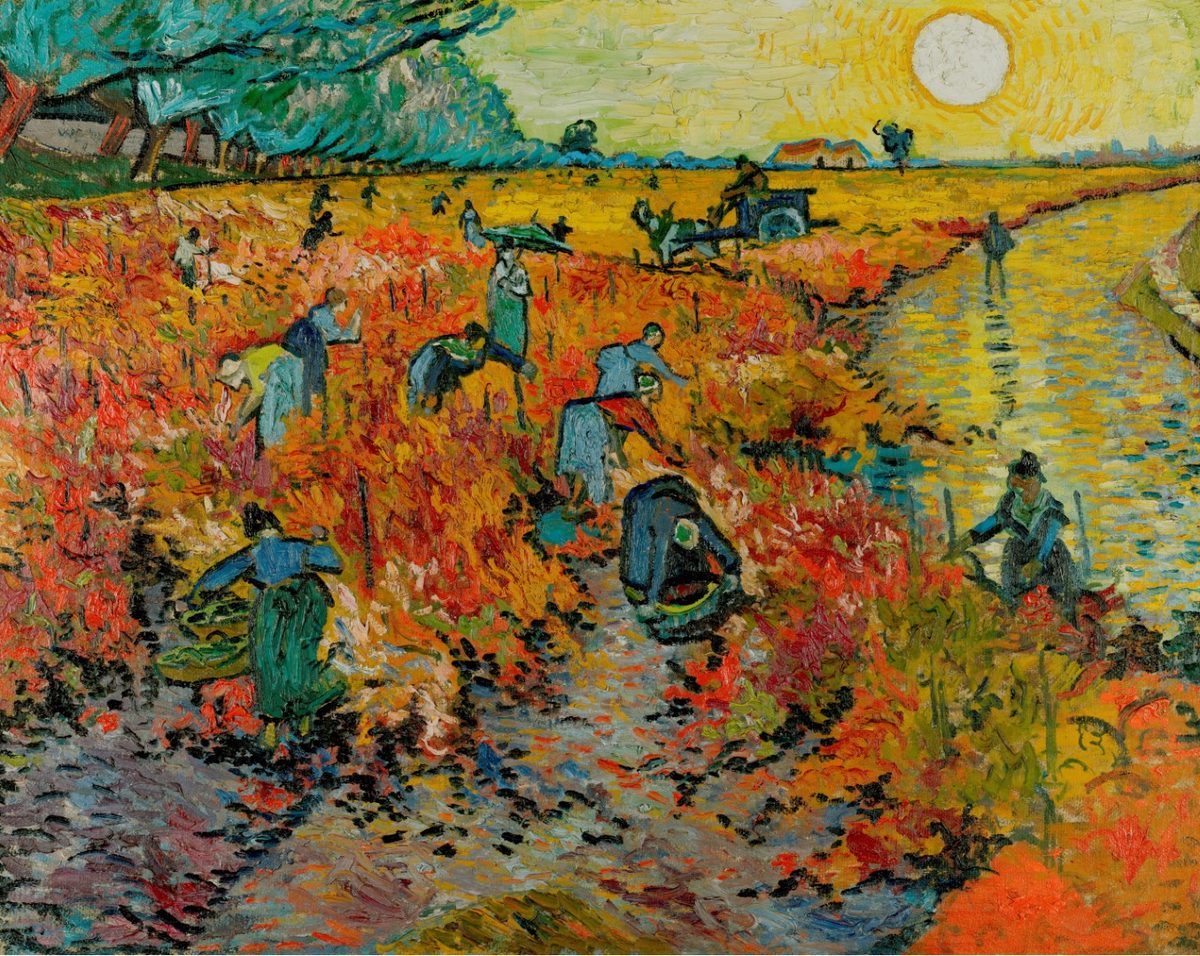 Vincent van Gogh - Red Vineyard at Arles (1888)