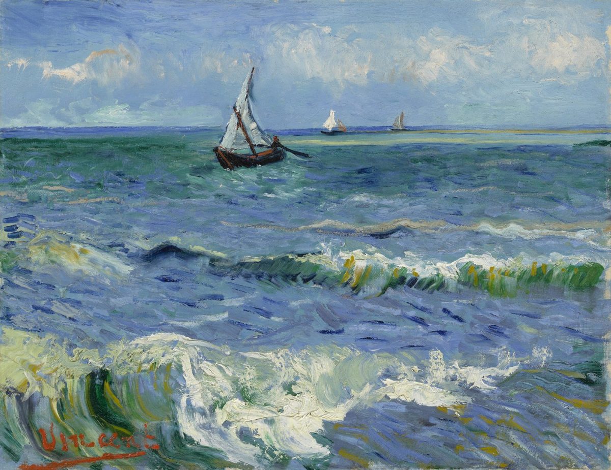 Zeegezicht bij Les Saintes-Maries-de-la-Mer - s0117V1962 - Van Gogh Museum