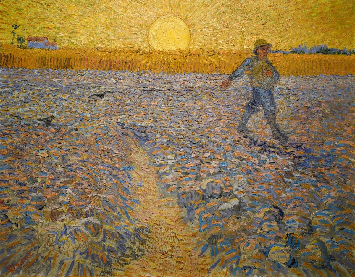 Sower at Sunset - Vincent Van Gogh