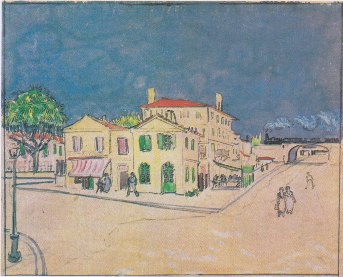 Van Gogh - Das gelbe Haus (Vincents Haus)1