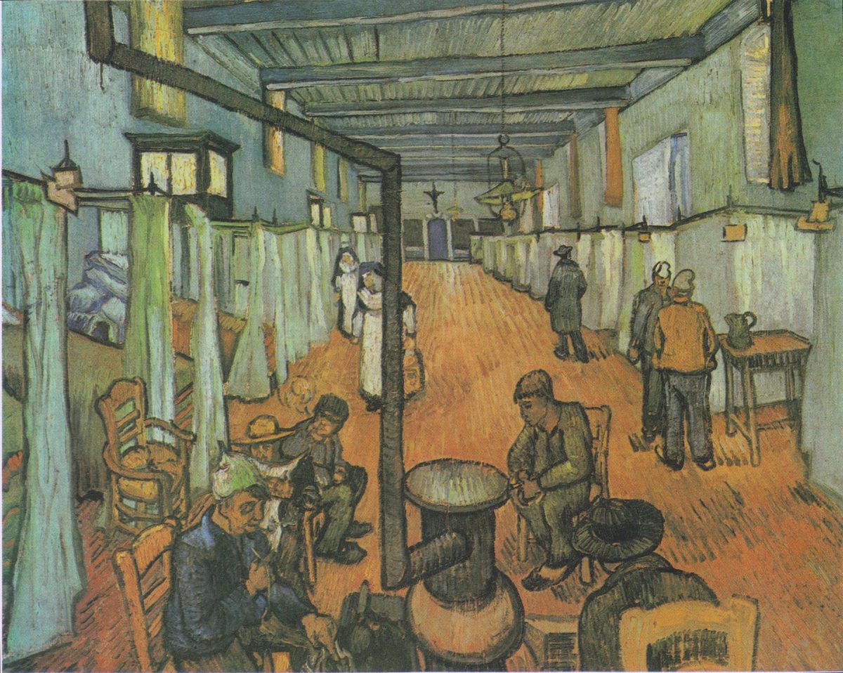 Van Gogh - Schlafsaal im Hospital in Arles