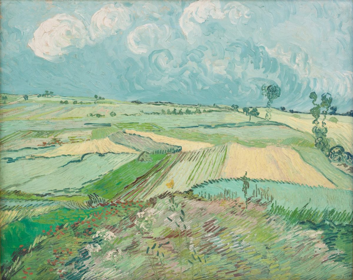 Vincent van Gogh - Wheat Fields after the Rain (The Plain of Auvers) - 1890