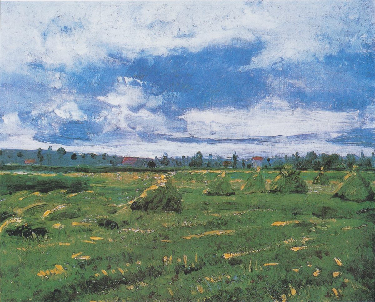 Van Gogh - Weizenfeld mit Hocken