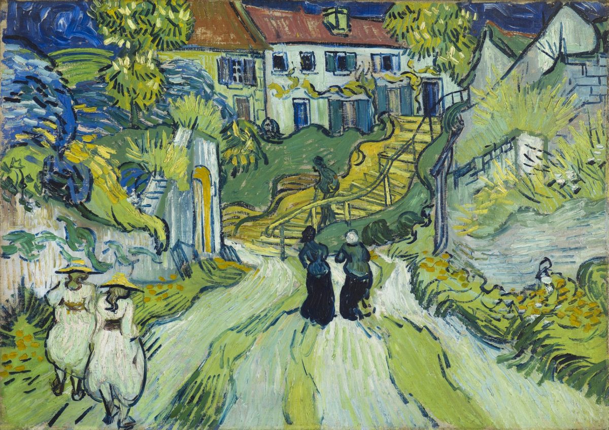 Vincent van Gogh - Stairway at Auvers - 1-1935 - Saint Louis Art Museum