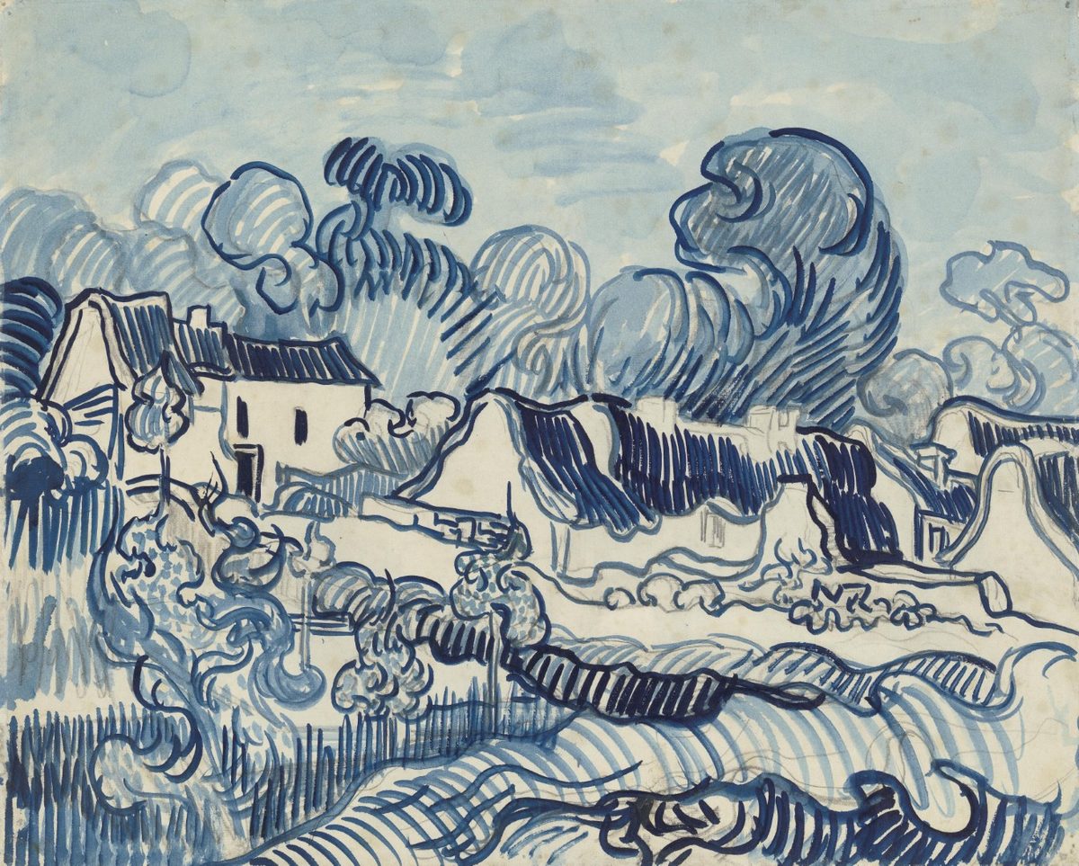 Vincent van Gogh - Landscape with Houses - F1640r JH1986