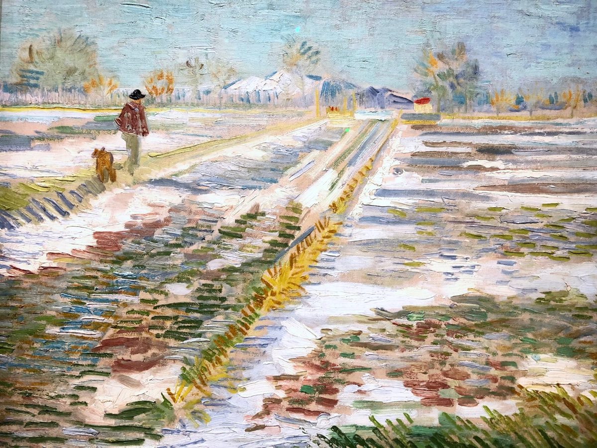 Vincent van Gogh. Landscape with Snow (Paysage enneig#U00e9), 1888 (48784085817)
