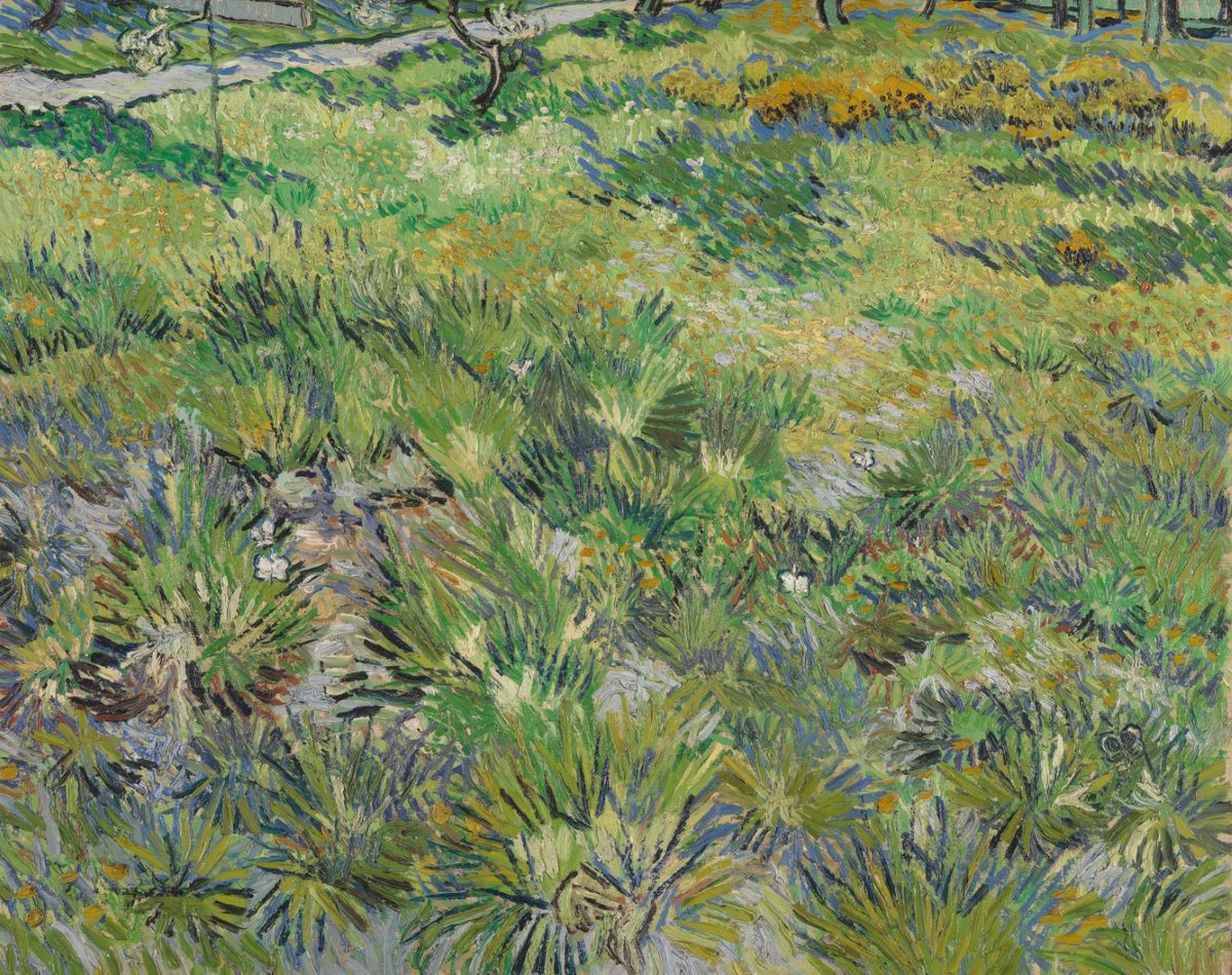 Van Gogh - Wiese im Garten des Hospitals Saint-Paul