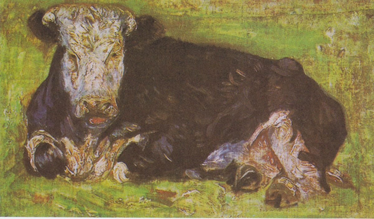 Van Gogh - Liegende Kuh2