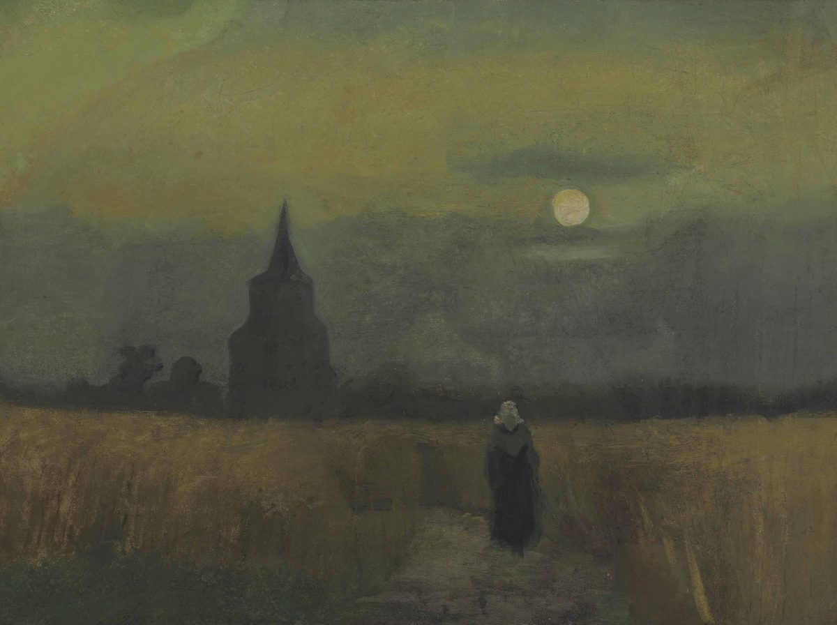 Vincent van Gogh - The Old Tower at Dusk - F40 JH507