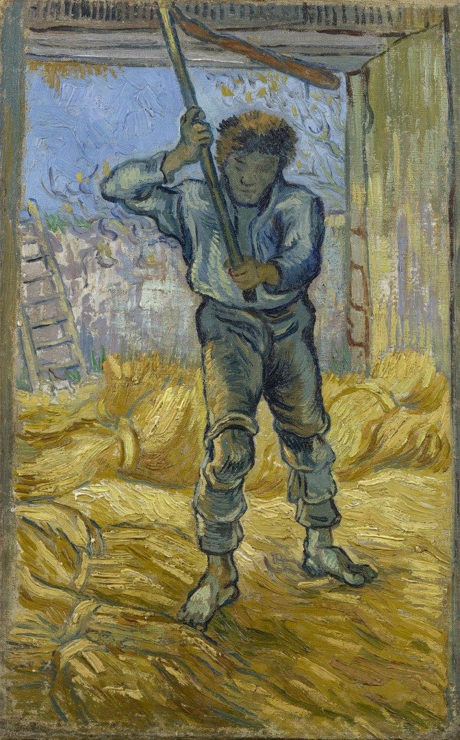 De dorser (naar Millet) - s0171V1962 - Van Gogh Museum