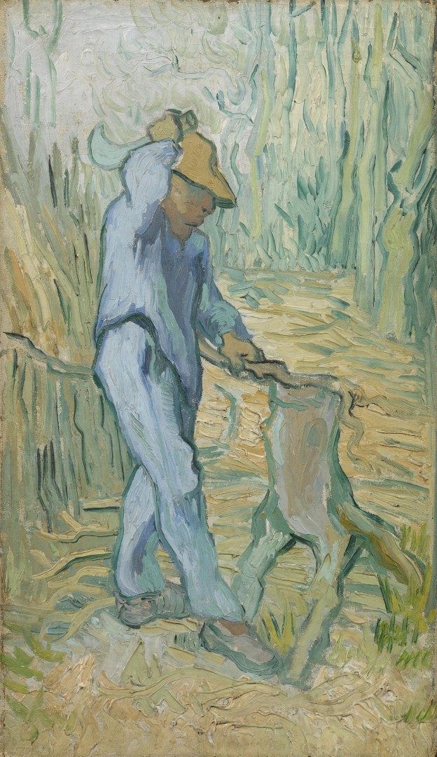 De houthakker (naar Millet) - s0170V1962 - Van Gogh Museum