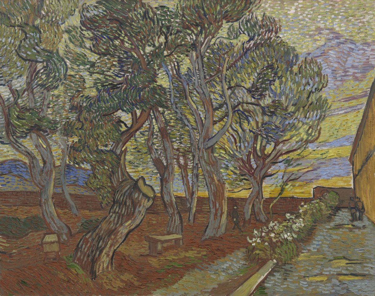 De tuin van de inrichting - s0196V1962 - Van Gogh Museum
