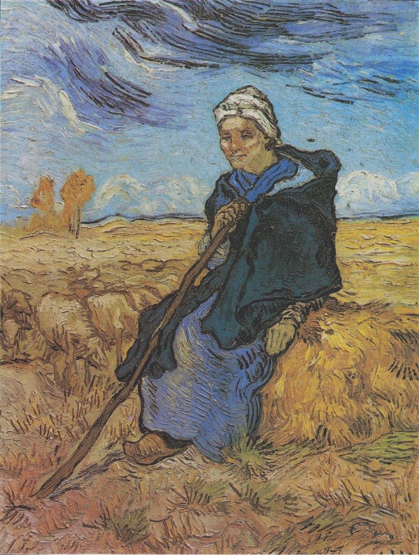 Van Gogh - Die Sch#U00e4ferin (nach Millet)