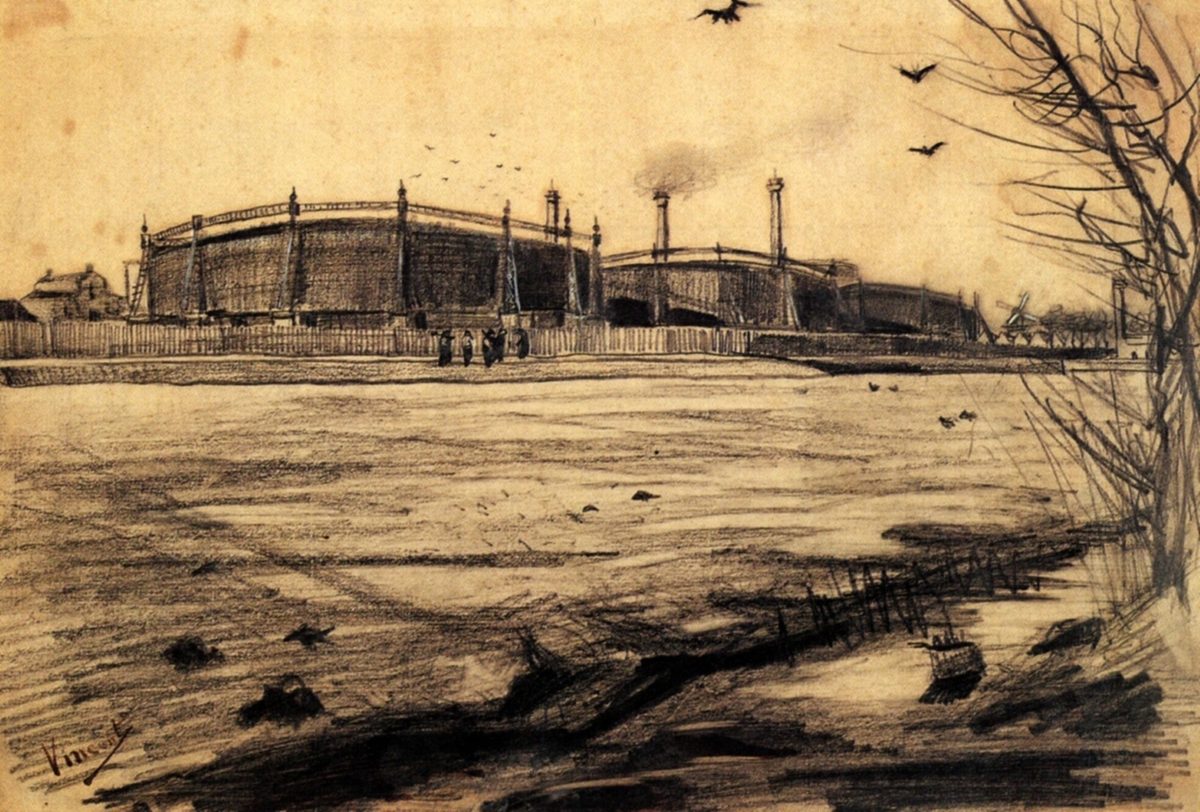 Vincent van Gogh - Gasworks (F924)