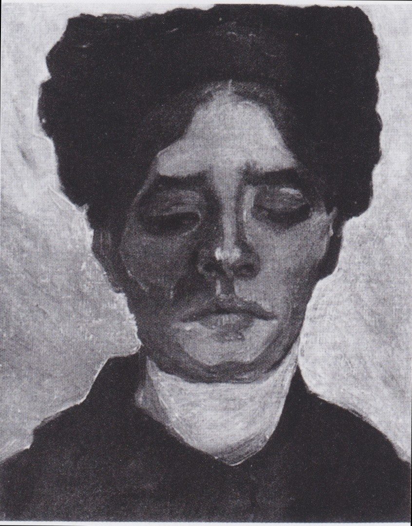 Van Gogh - Kopf einer jungen B#U00e4uerin mit dunkler Haube8