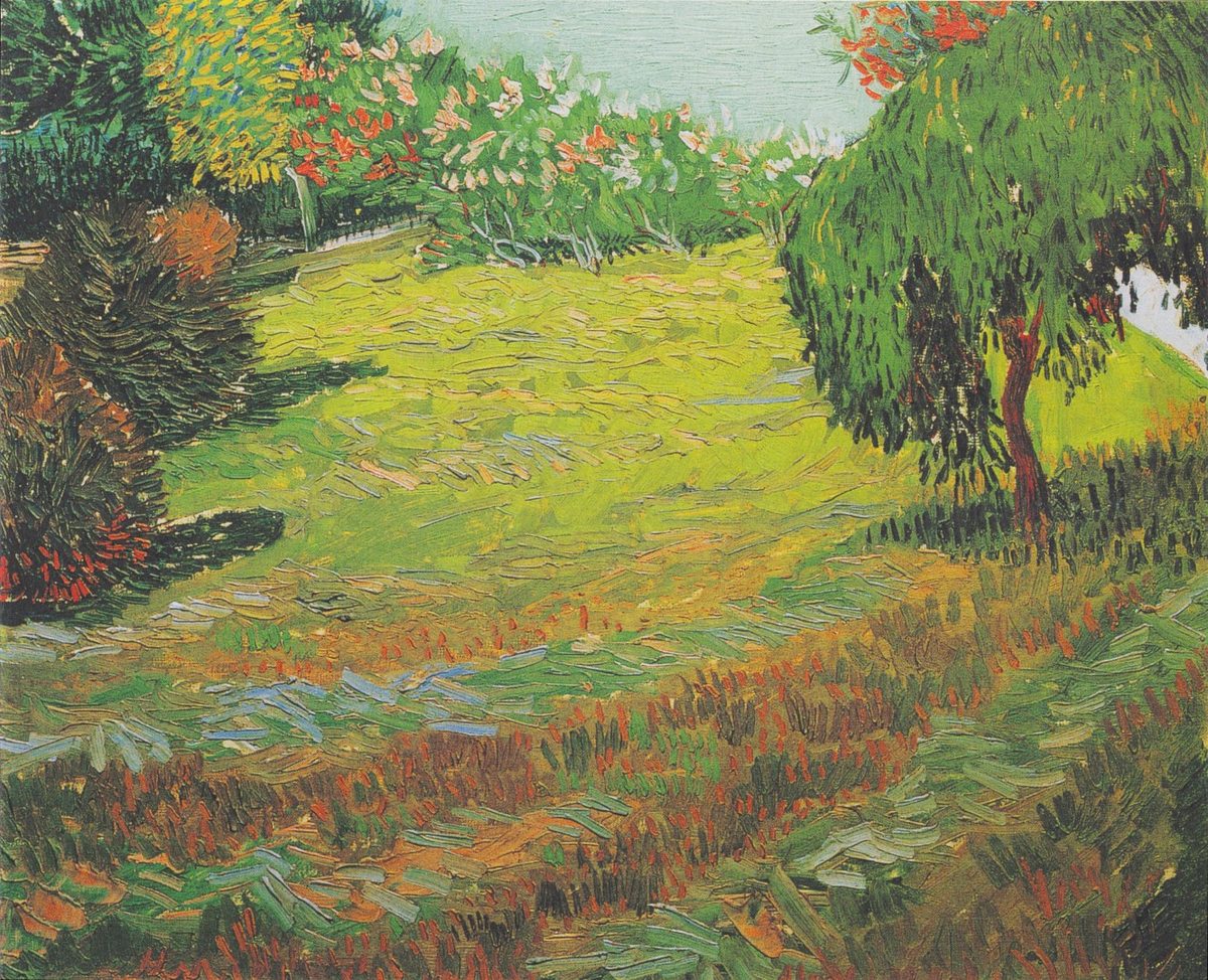 Vincent von Gogh - Garten mit Trauerweide