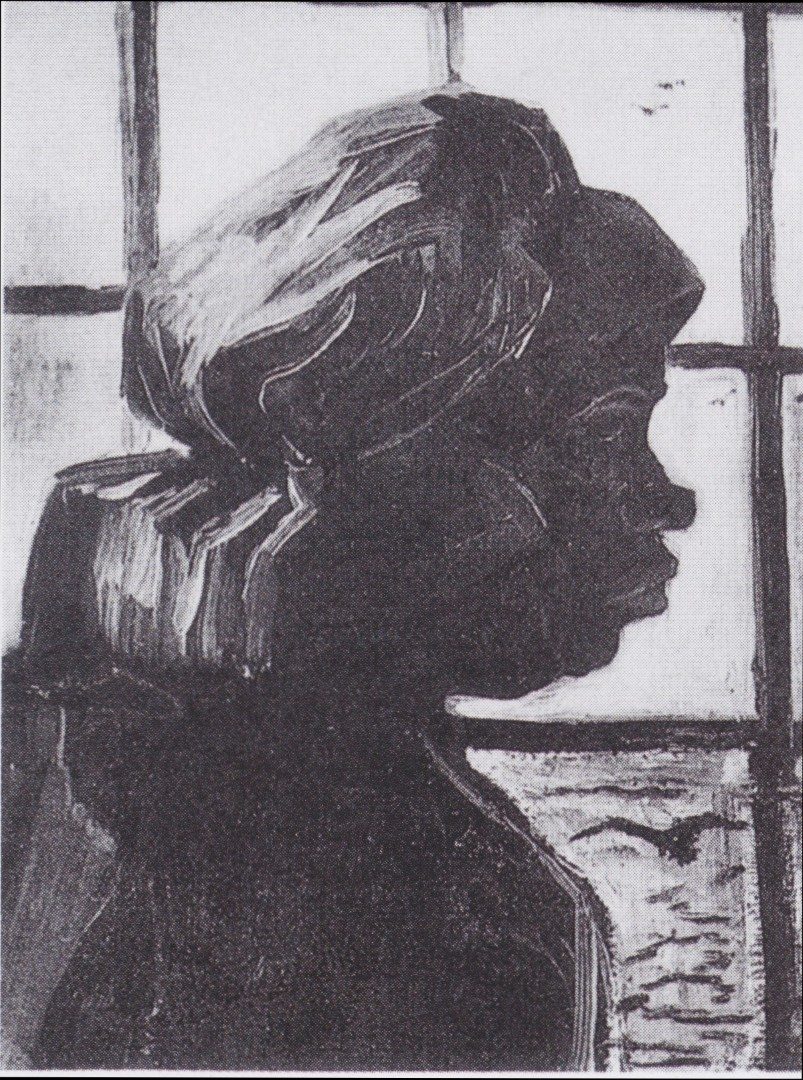 Van Gogh - Kopf einer B#U00e4uerin vor dem Fenster