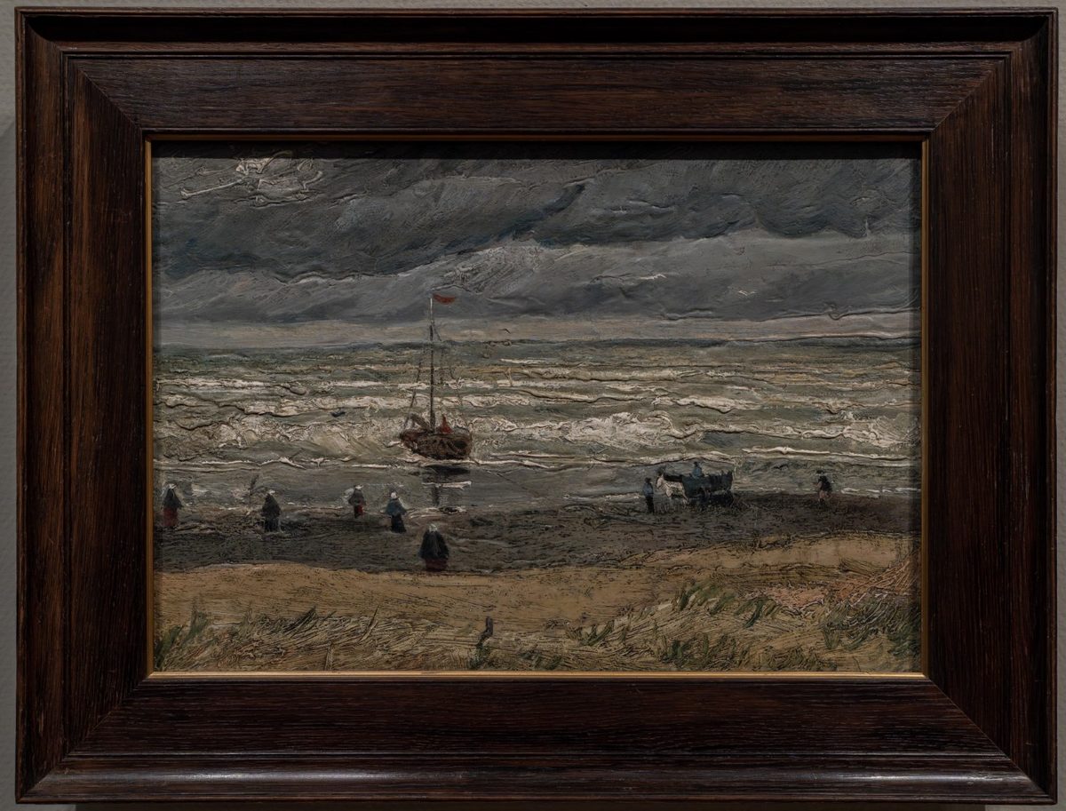 Beach at Scheveningen in Stormy Weather - Vincent Van Gogh