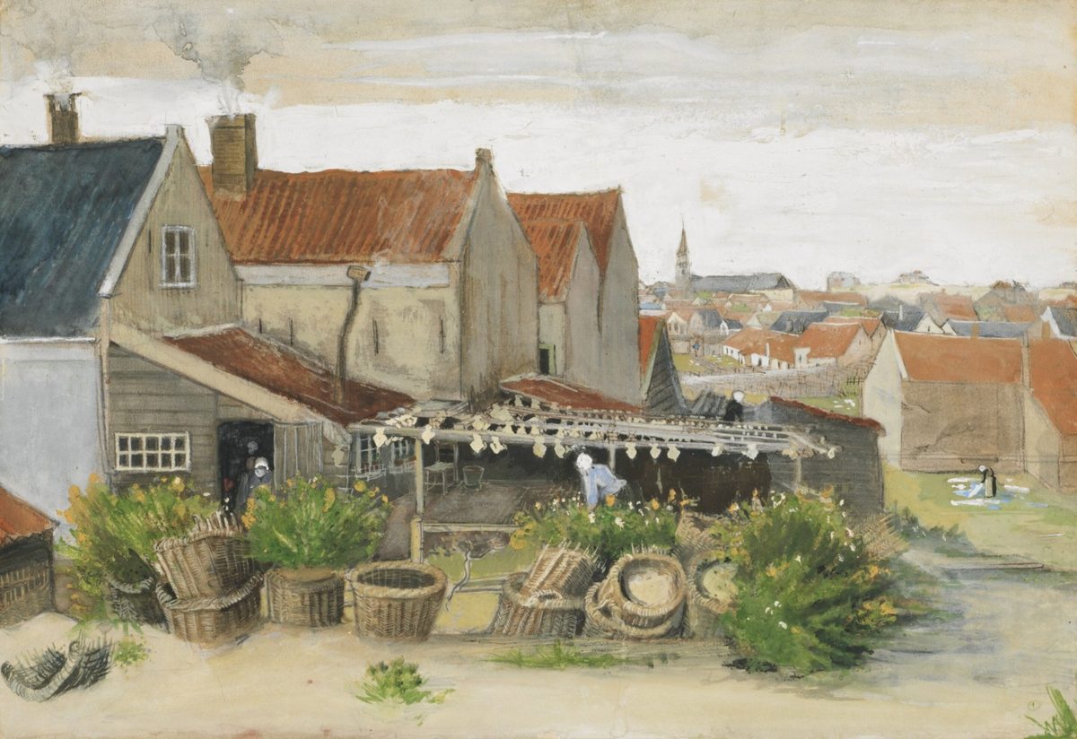Gogh - La droguerie de limandes, Scheveningen, lot.56, F945