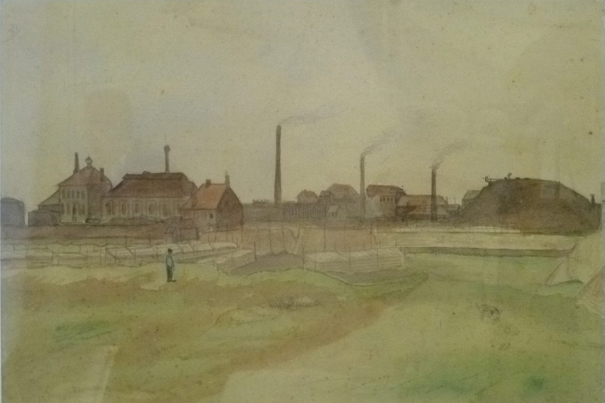 Van Gogh (1879) - Coke Factory in the Borinage