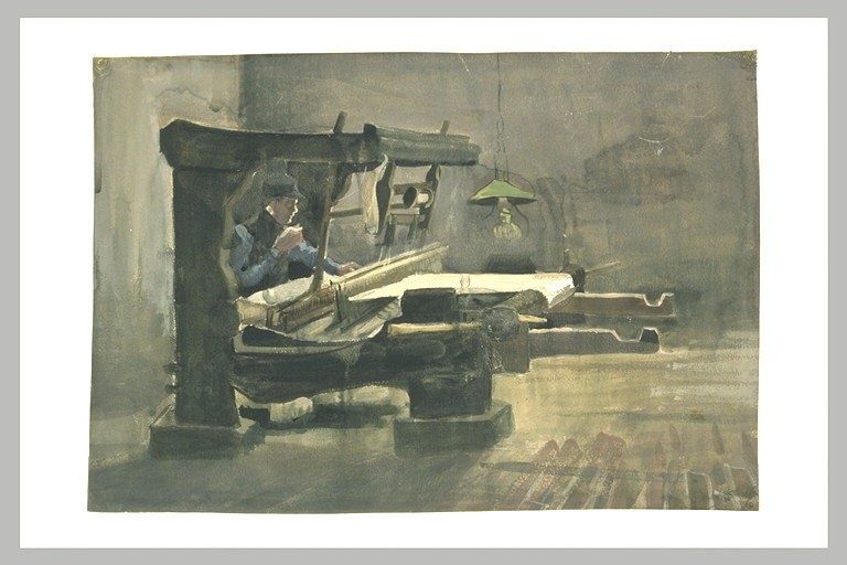 Gogh - Le Tisserand, RF 36508, Recto