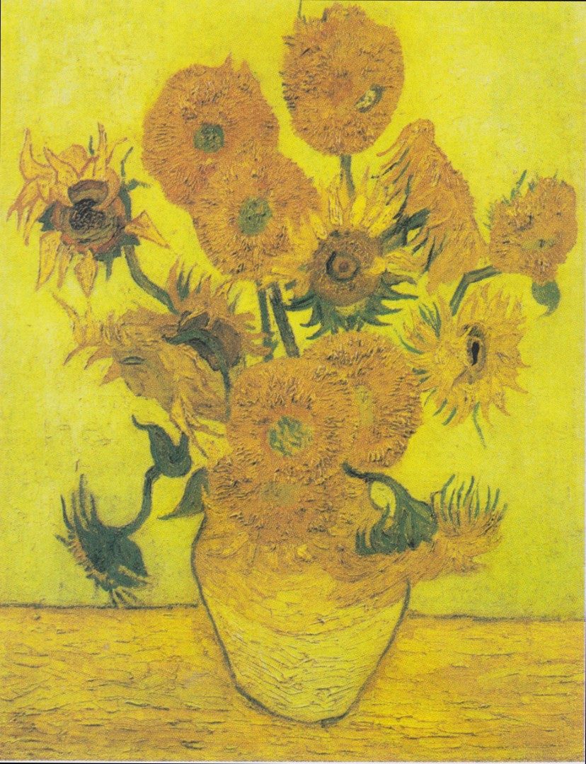 Vase_with_Fifteen_Sunflowers_(F457)__Van Gogh - Vierzehn Sonnenblumen in einer Vase1