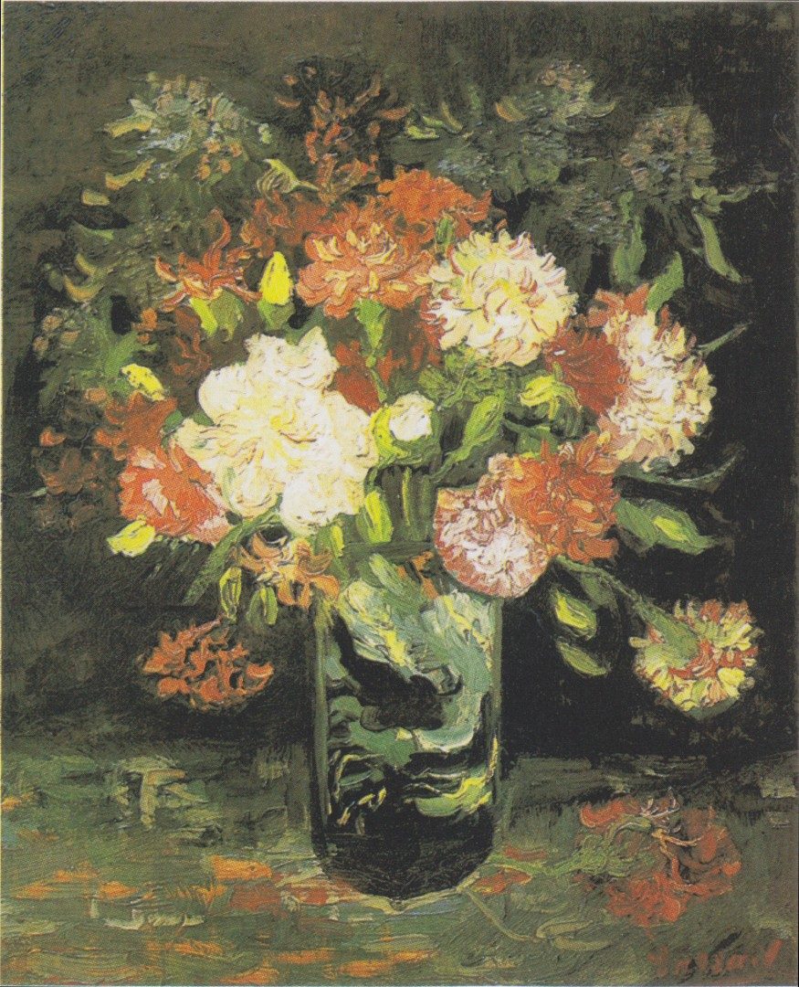 Van Gogh - Vase mit Nelken