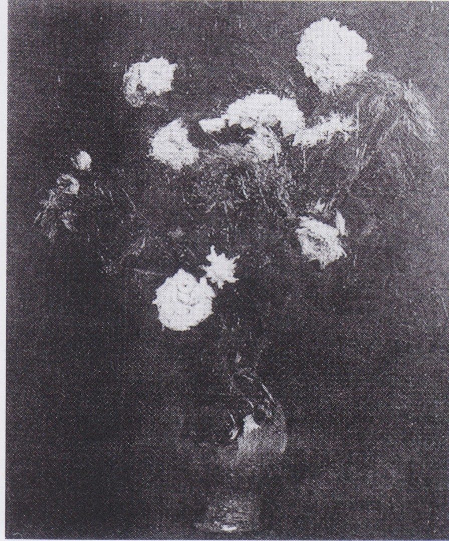 Van Gogh - Vase mit Nelken und Zinnien