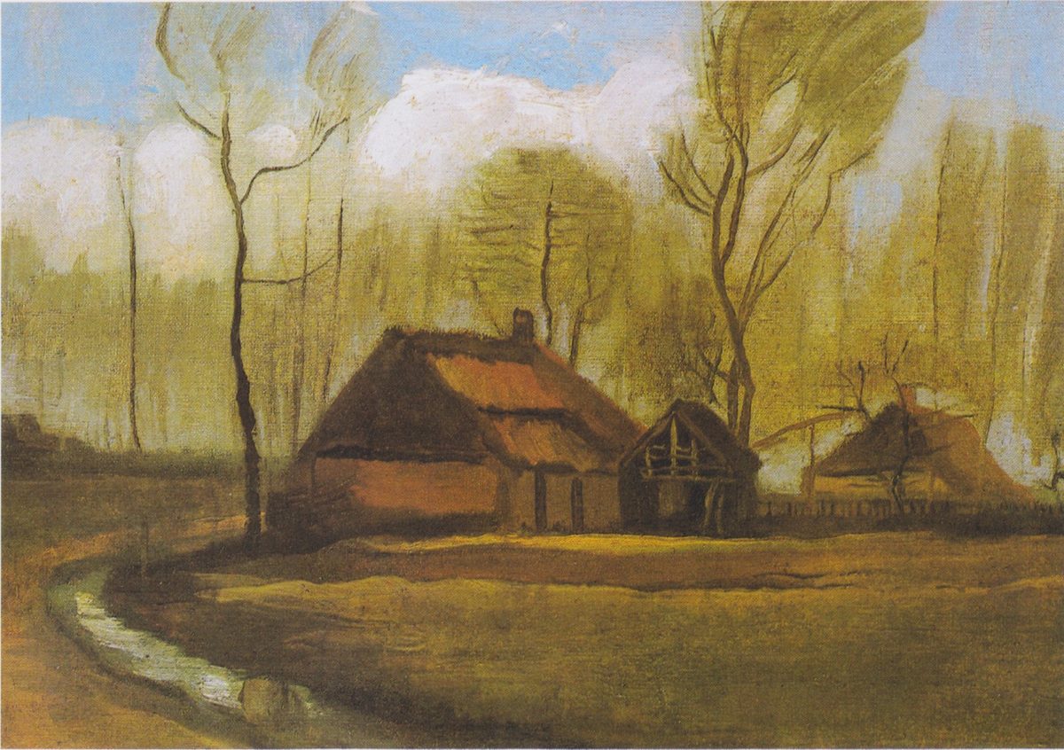 Van Gogh - Bauernhaus zwischen B#U00e4umen