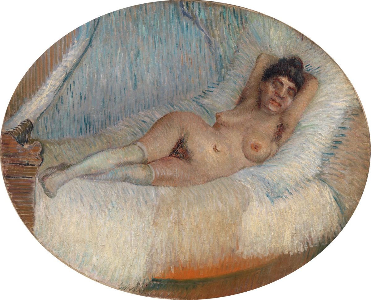 Vincent van Gogh - Reclining Nude (Femme nue #U00e9tendue sur un lit) - BF720 - Barnes Foundation
