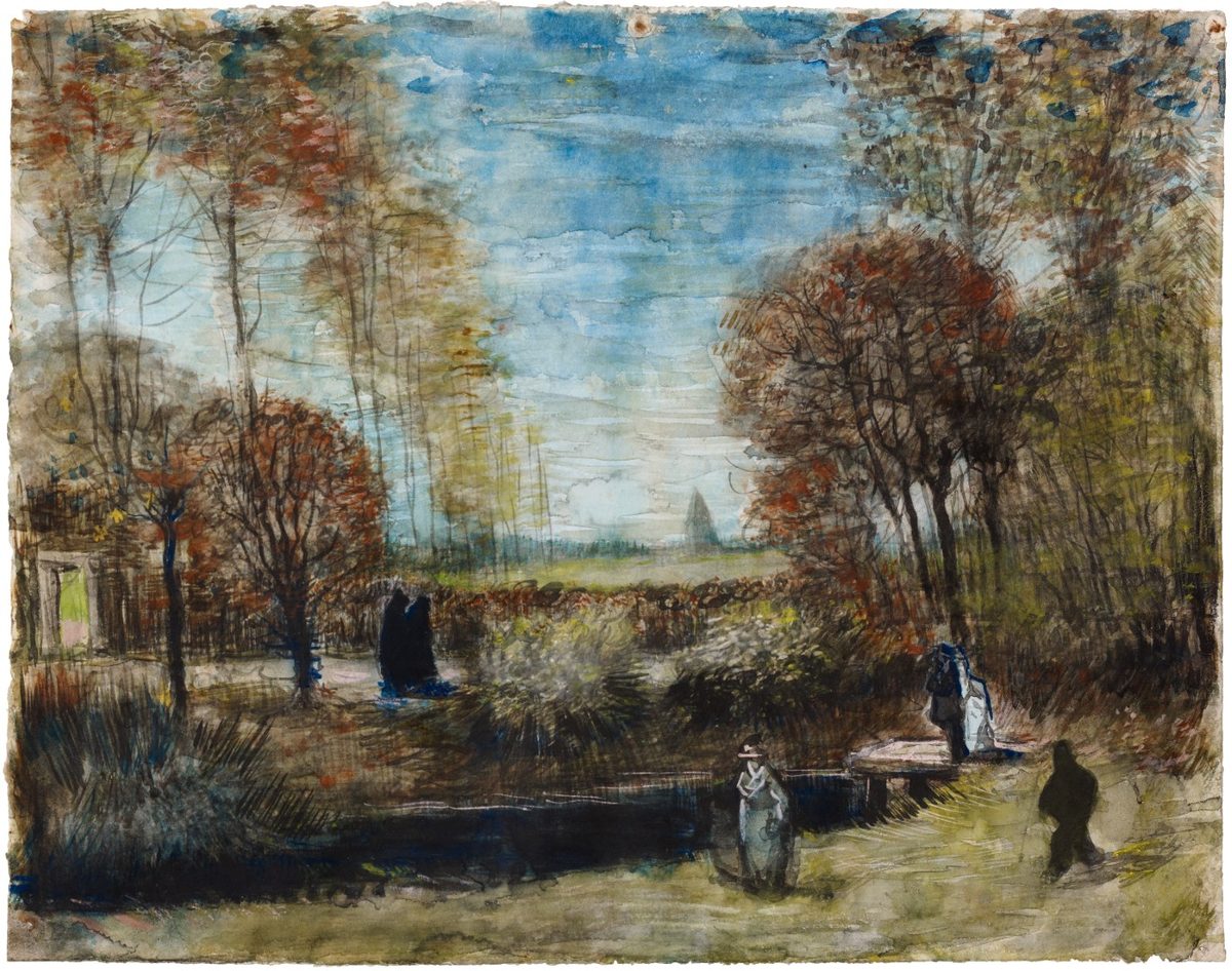 De tuin van de pastorie te Nuenen, van Gogh, 1885