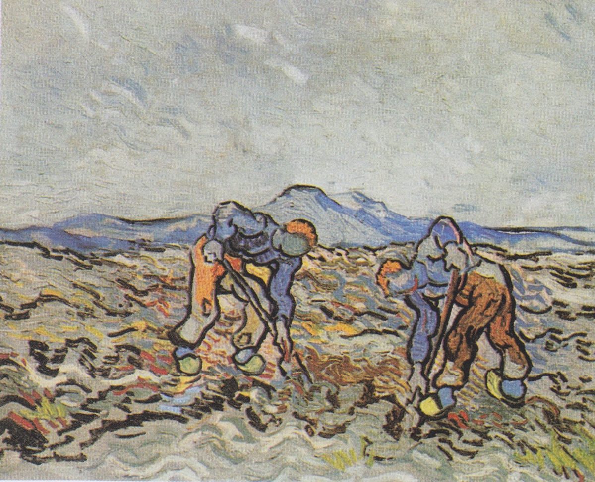Van Gogh - Bauern beim Kartoffellesen