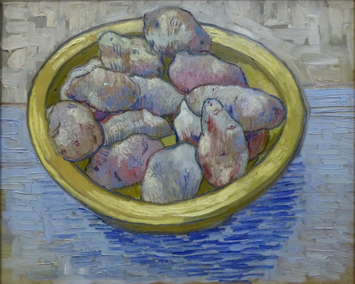 Potatoes_in_a_Yellow_Dish_(F386)__Nature-morte aux pommes de terre,Arles1889,huile sur toile,mus#U00e9e Kr#U00f6ller-M#U00fcller Oterloo