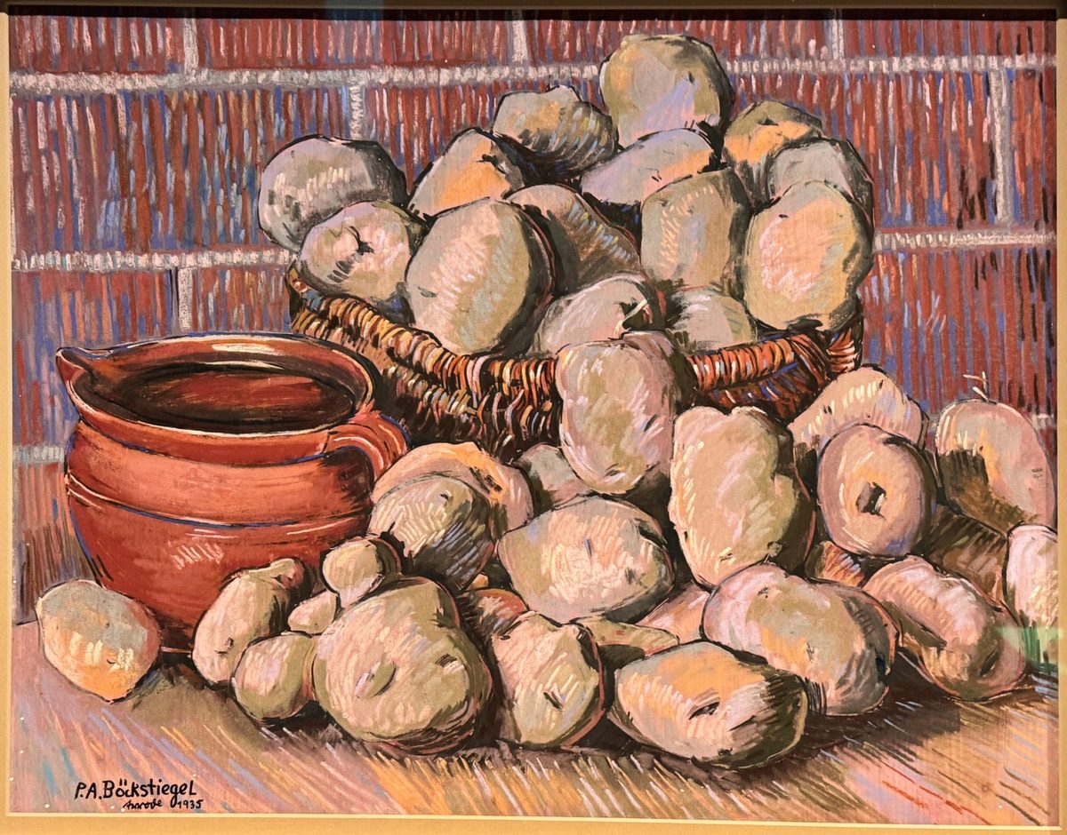 Liesborn, Museum, Peter August B#U00f6ckstiegel, Stillleben mit Kartoffeln, 1935