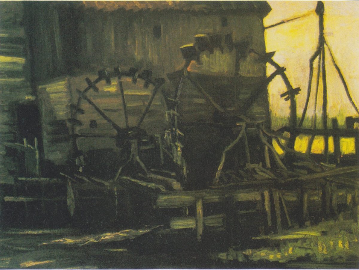 Van Gogh - Wasserm#U00fchle in Gennep3