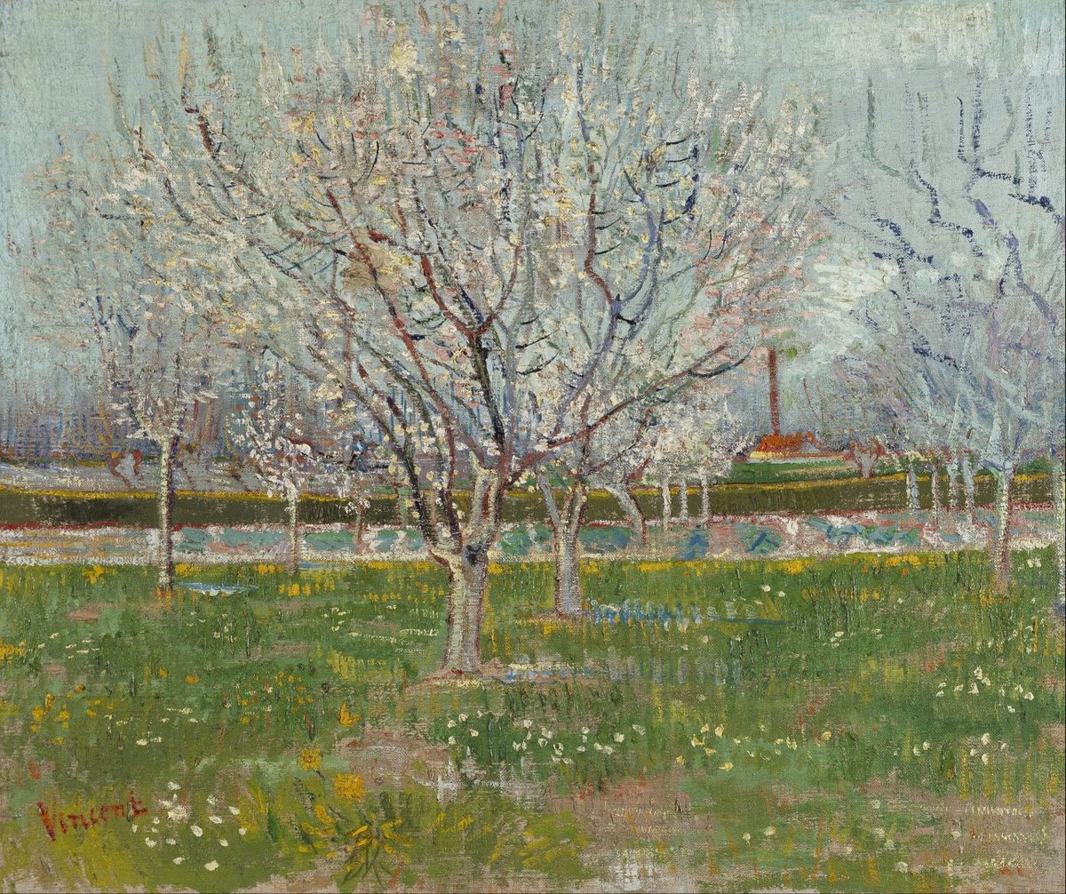 Vincent van Gogh - Orchard in Blossom (Plum Trees) - Google Art Project