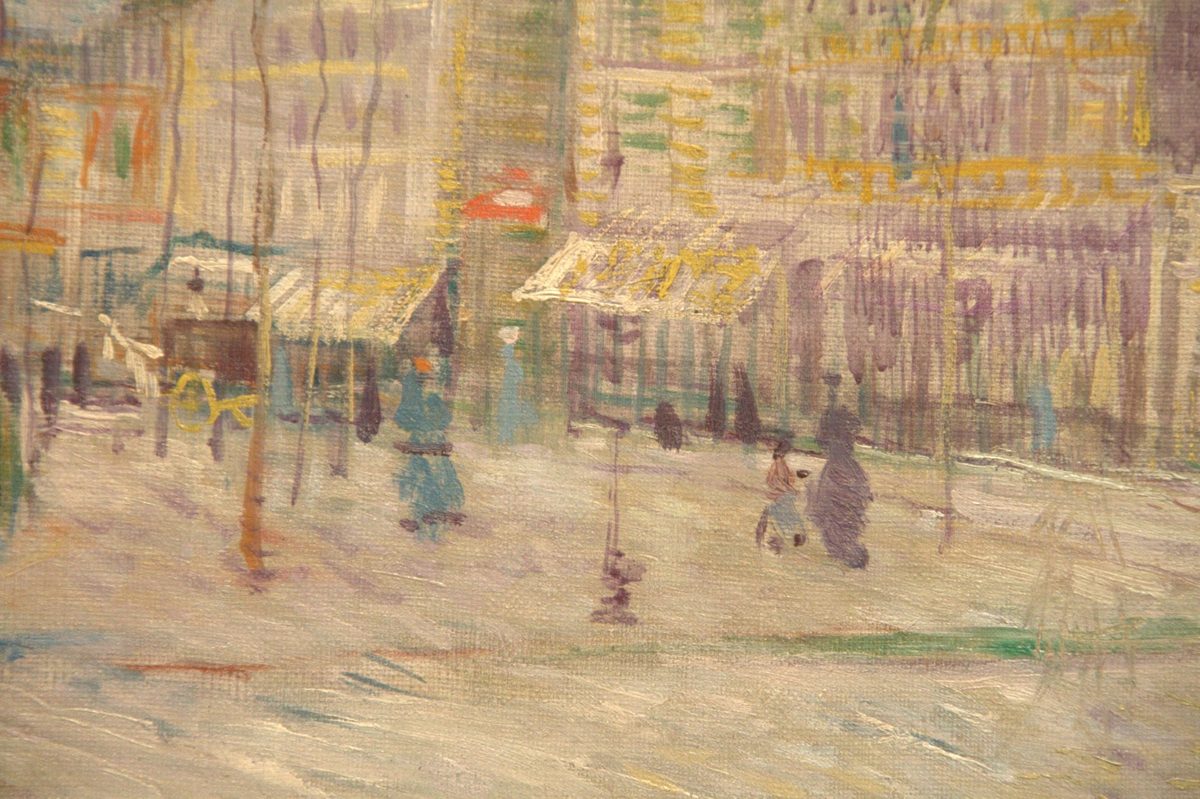 WLANL - ronkerkhoven - Boulevard de Clichy (detail 2). Vincent van Gogh (1887).
