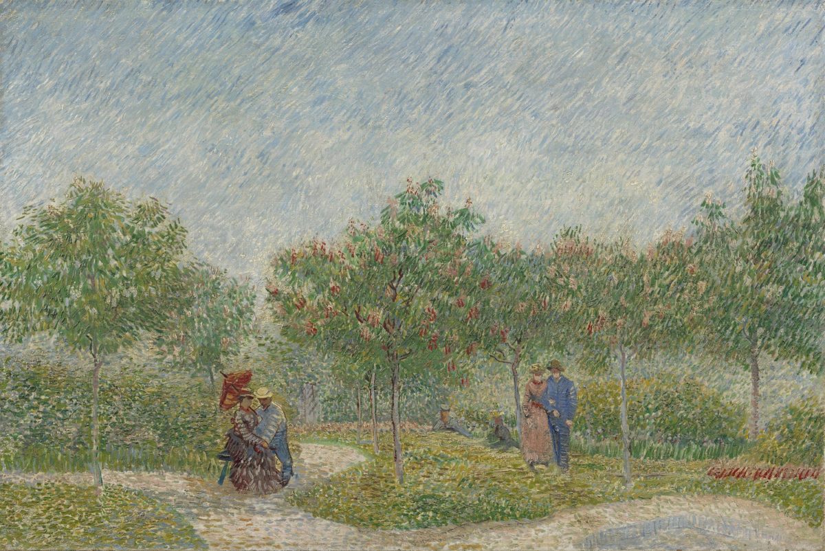 Tuin met geliefden Square Saint-Pierre - s0019V1962 - Van Gogh Museum