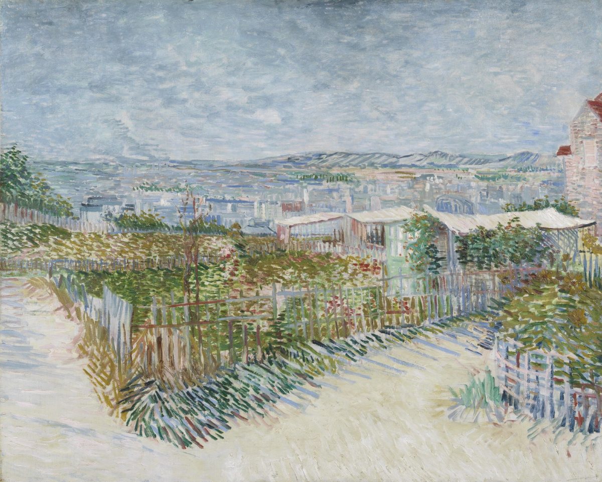 Montmartre achter de Moulin de la Galette - s0018V1962 - Van Gogh Museum