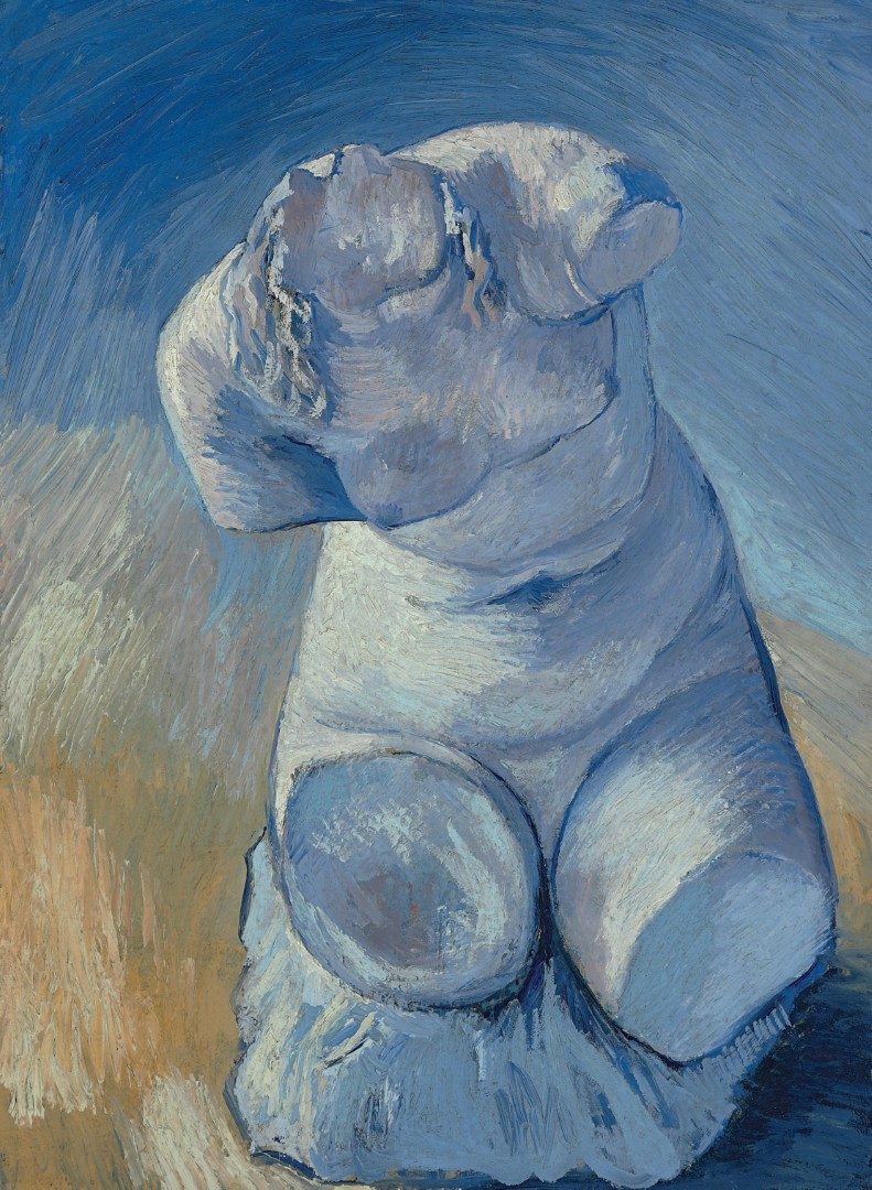 Vincent Van Gogh - Plaster Statuette of a Female Torso (1887)