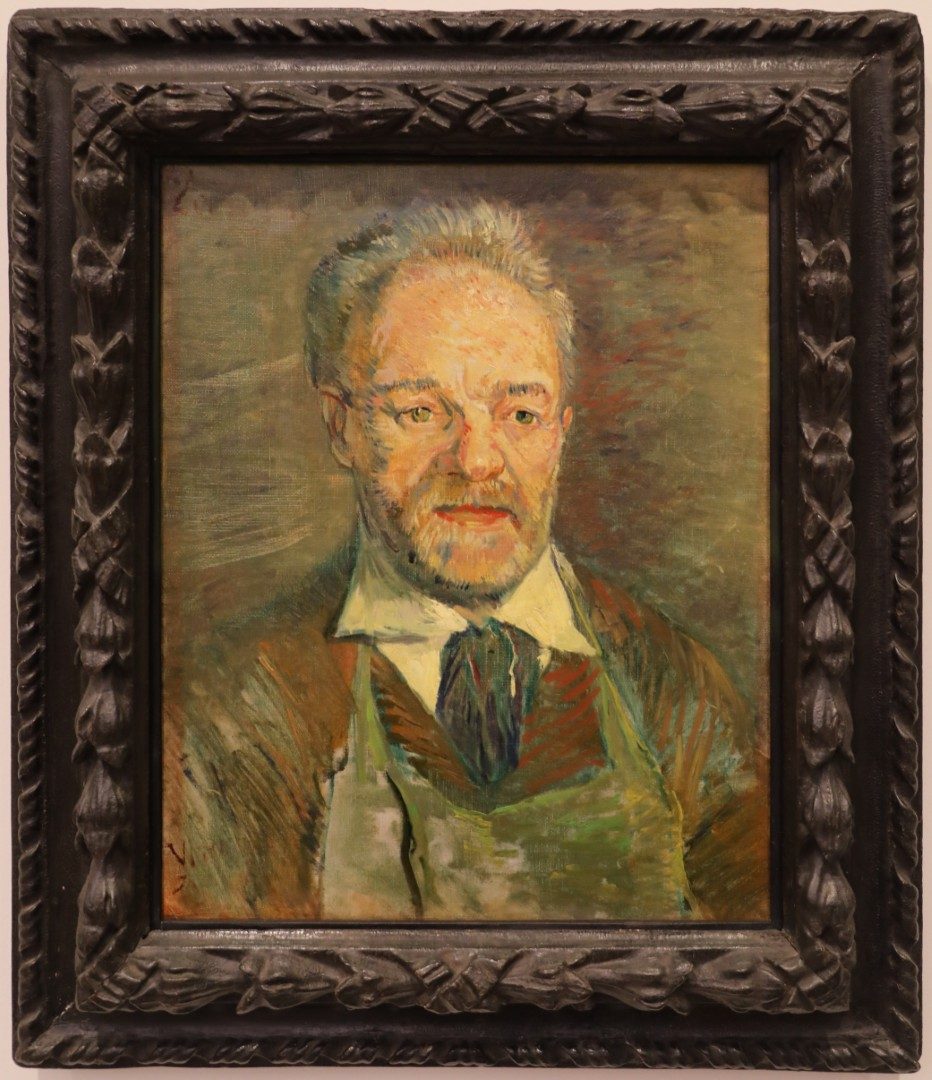 Vincent van gogh, ritratto di julien tanguy, 1887, MIN 1908