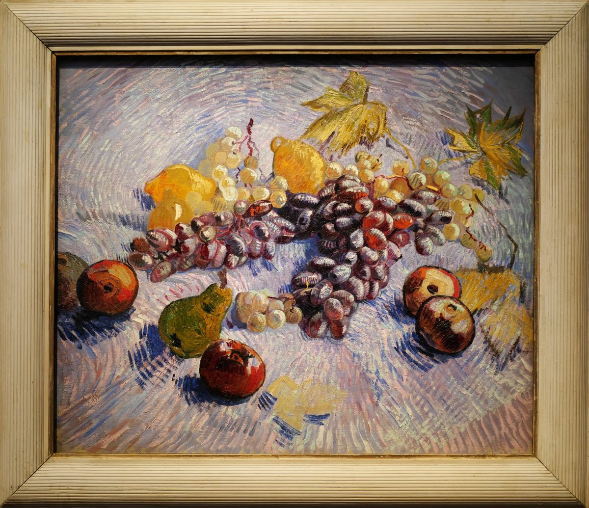 Van.Gogh.still.life.grapes.apples.lemons.and.pear.Paris.1887.P1044666