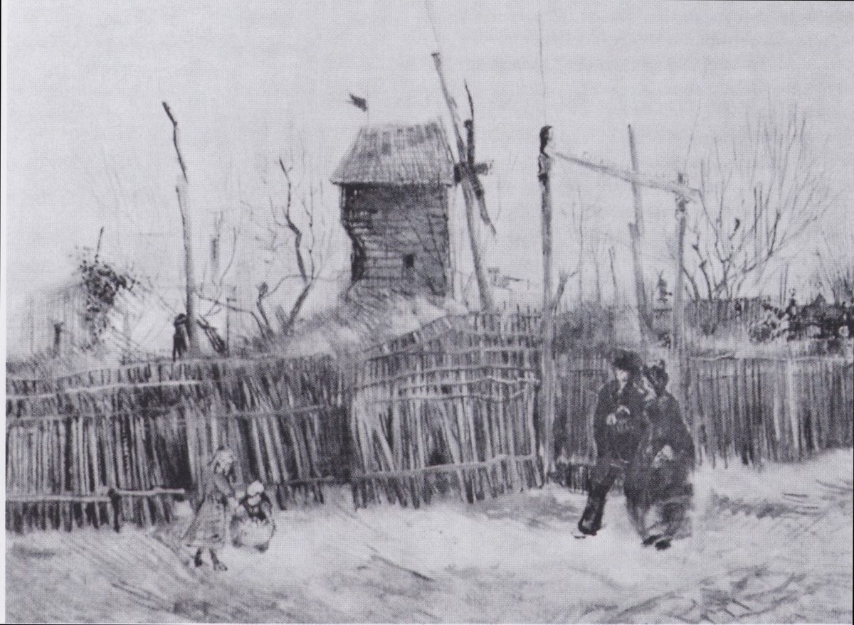 Van Gogh - Stra#U00dfenszene auf dem Montmartre