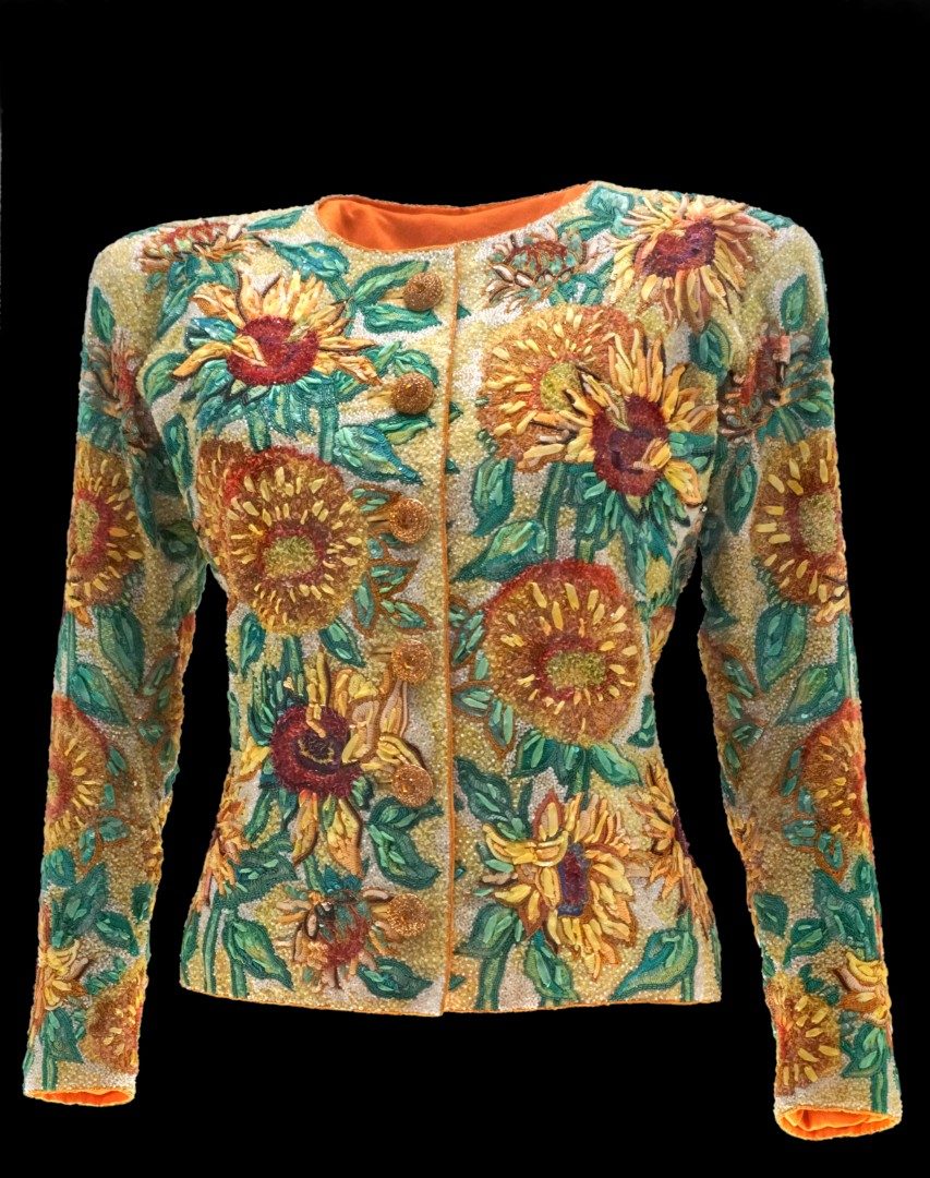 1988 Yves Saint Laurent Jacket, _Homage to Vincent van Gogh_ (Mus#U00e9e Yves Saint Laurent, Paris)