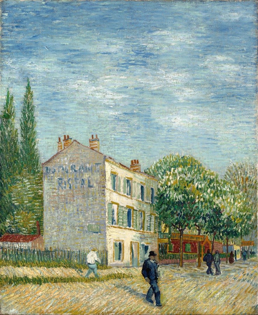 Van Gogh - Das Restaurant Rispal in Asni#U00e9res