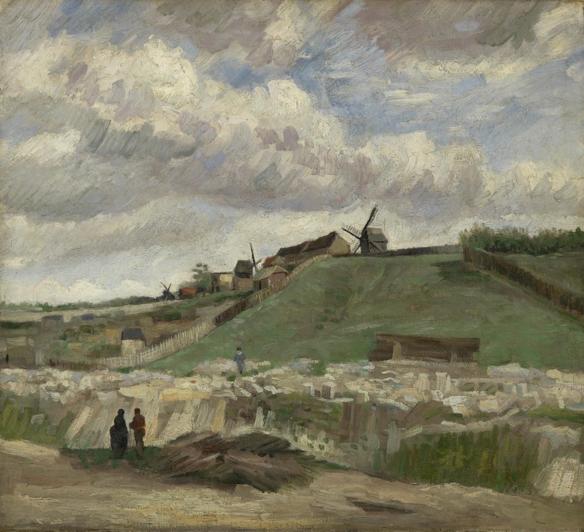 De heuvel van Montmartre met steengroeve - s0012V1962 - Van Gogh Museum