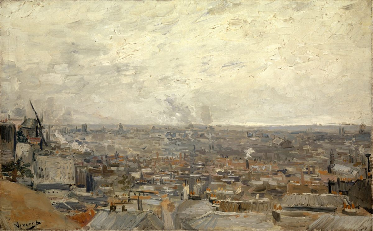 Vista de Par#U00eds desde Montmartre, por Vincent van Gogh